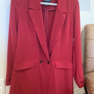 Red blazer